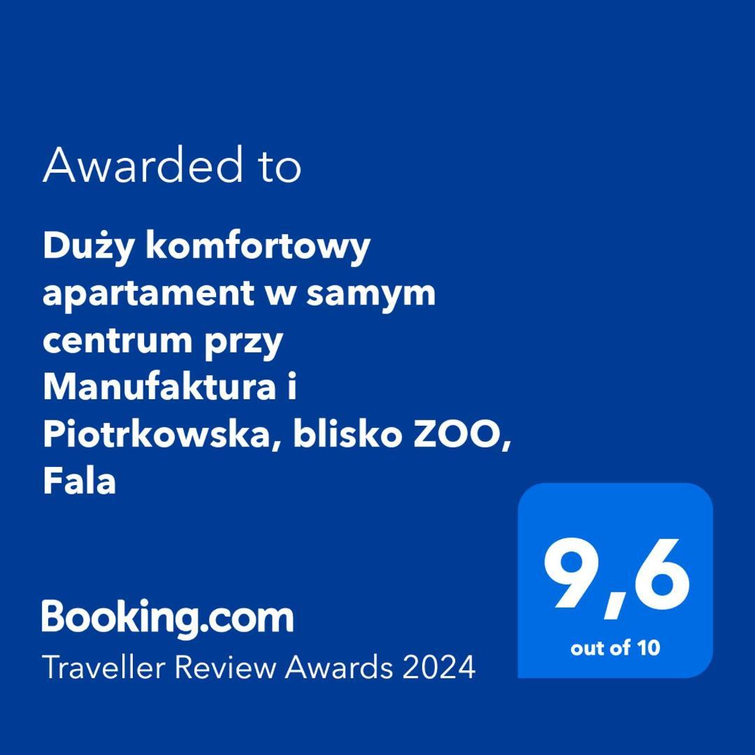 우치 Duzy Komfortowy Apartament W Samym Centrum Przy Manufaktura I Piotrkowska, Blisko Zoo, Fala 아파트 외부 사진